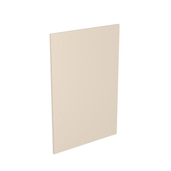 Kitchen Kit Flatpack Slab Super Gloss Cashmere 600 Panel Base End - FKKF0128