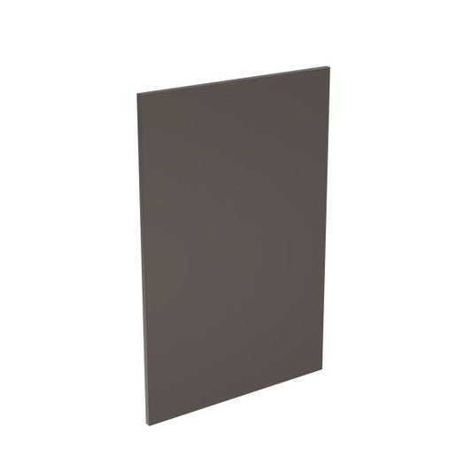 Kitchen Kit Flatpack Slab Ultra Matt Graphite 600 Panel Base End - FKKF0928