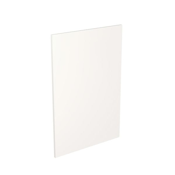 Kitchen Kit Flatpack J Pull Super Gloss White 600 Panel Base End - FKKJ0028