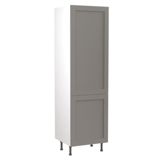 Kitchen Kit Flatpack Shaker Ultra Matt Dust Grey 500 Tall Unit Larder - FKKH0820