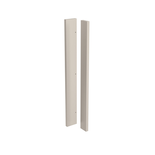 Kitchen Kit Flatpack Shaker Ultra Matt Light Grey 720mm Corner Post - FKKH0754