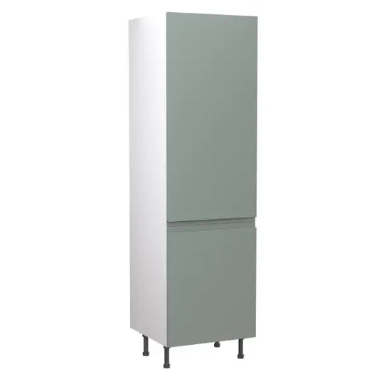 Kitchen Kit Flatpack J Pull Ultra Matt Sage Green 600 Tall Unit Larder - FKKJ1134