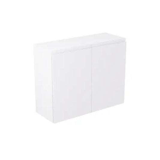 Kitchen Kit Flatpack J-Pull Gloss White 900 Wall Kitchen Cabinet - FKKJ0072